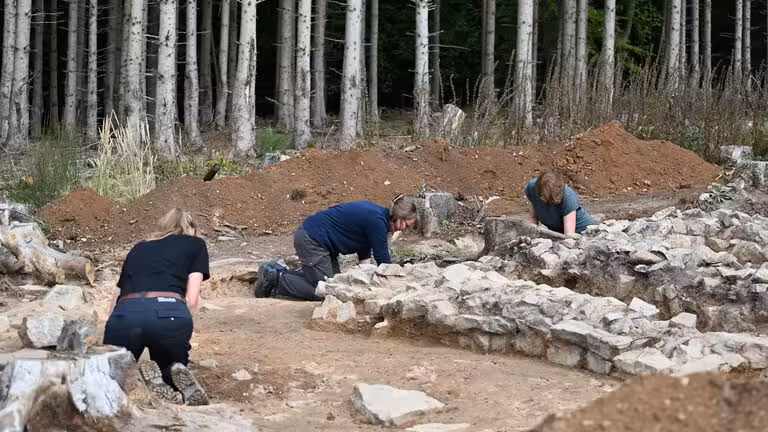 1,800-year-old Roman temple dedicated to war god and long-lost village with 'craft area' unearthed in Germany
