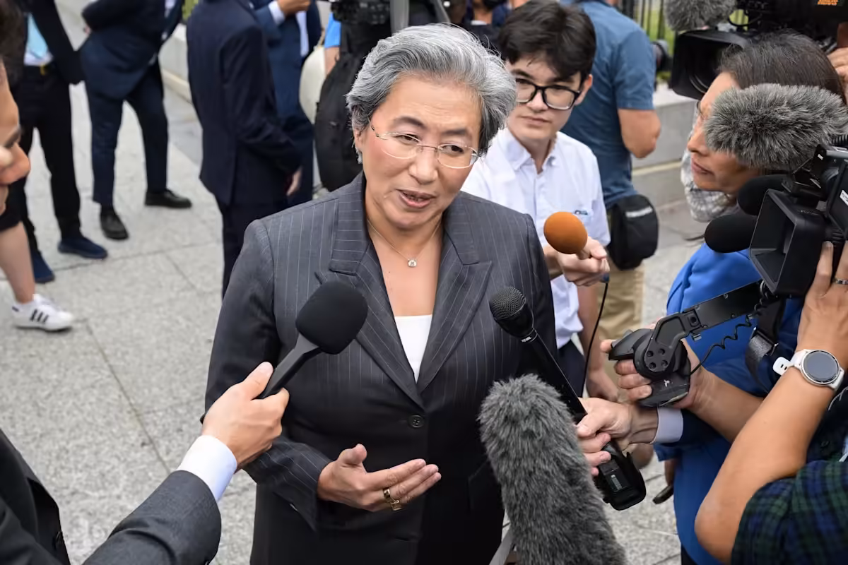 AMD CEO Lisa Su just struck another bullish note with the stock on fire