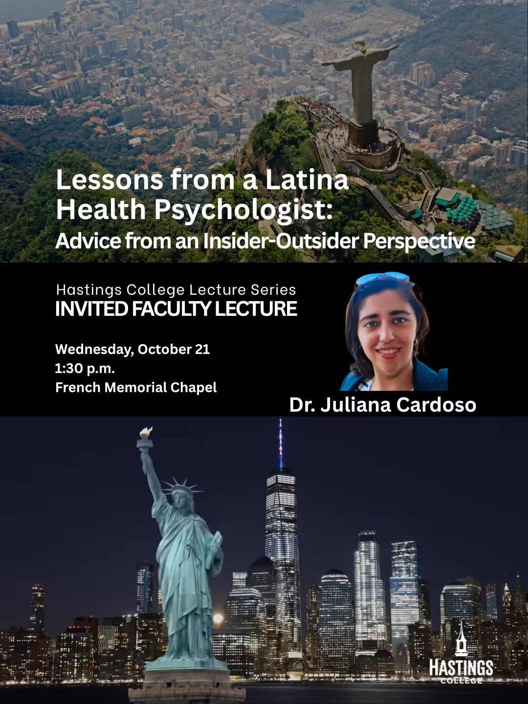 Cardoso to deliver 'Lessons from a Latina Health Psychologist' at Hastings College lecture