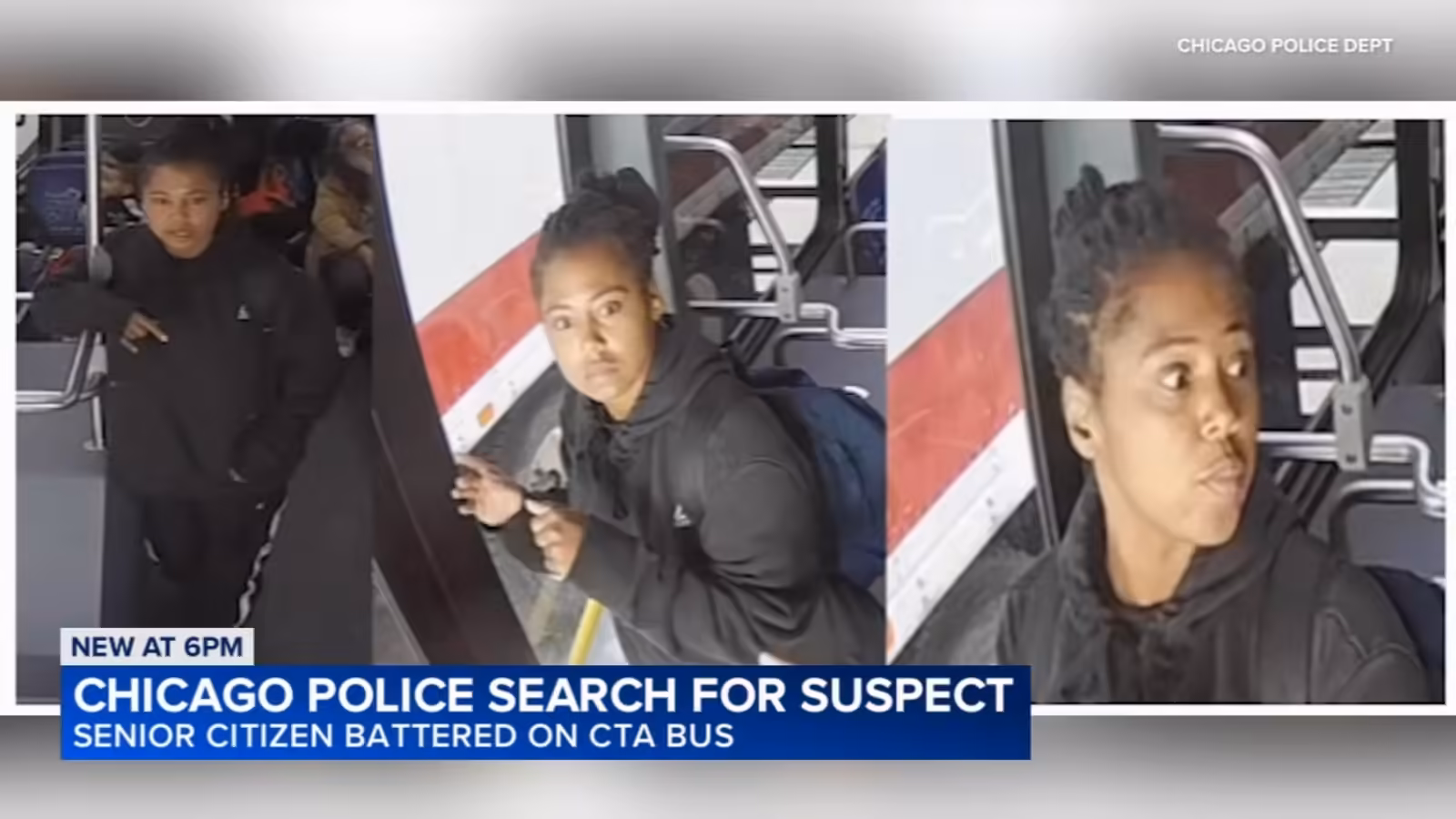 Chicago crime: Police searching for woman accused of hitting senior citizen on CTA bus near Michigan, Washington in the Loop