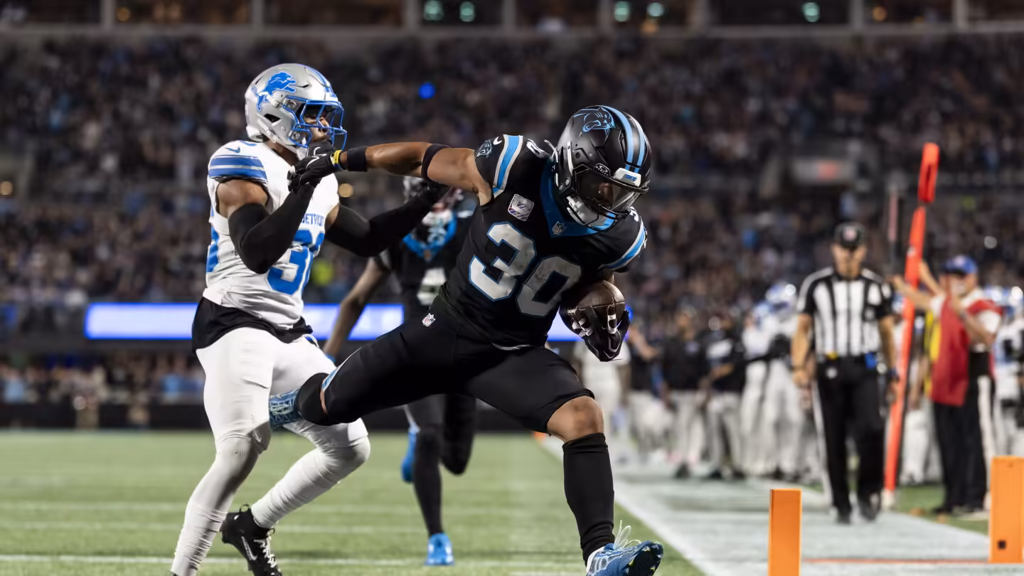 Chuba Hubbard's second TD gives Panthers 29-19 lead