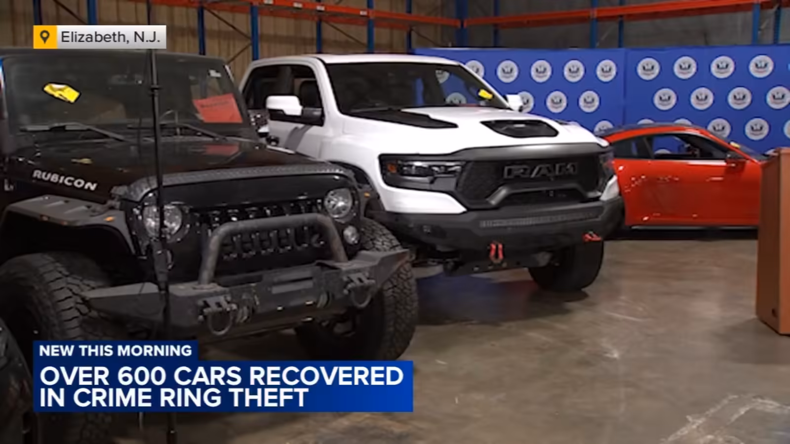 Customs stops more than 600 stolen cars from being shipped out of the Port of Newark in international crime theft ring