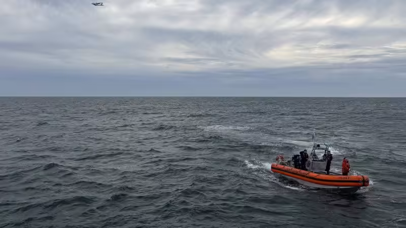 Debris found as Coast Guard searches off Nantucket for missing medical transport jet that left Bermuda with 6 people aboard