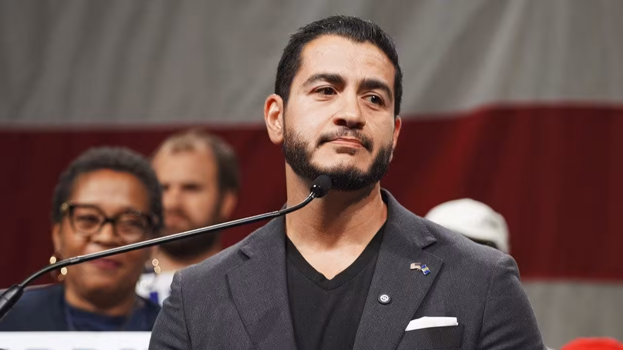 Democrat Senate candidate Abdul El-Sayed jokes that Michigan football can't win without cheating