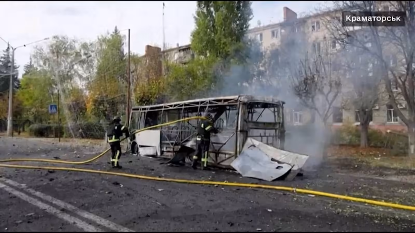 Dozens killed in Russian strike on civilian buses in eastern Ukraine | Russia-Ukraine war