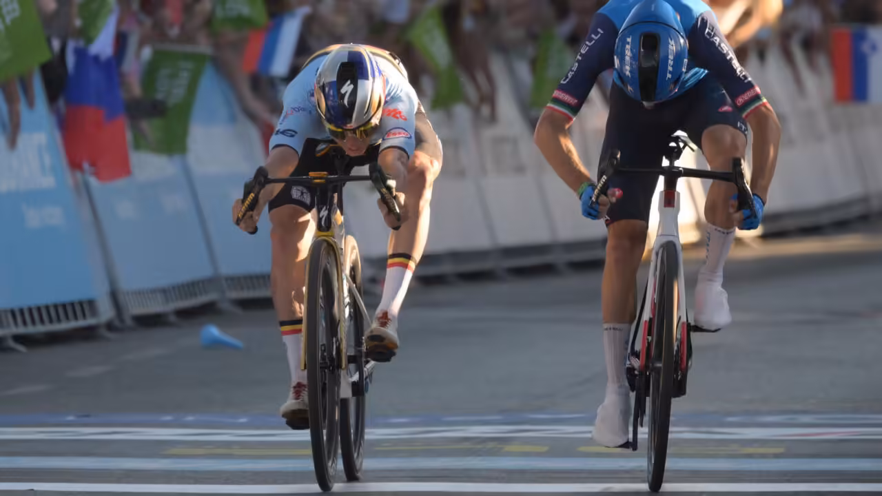 Evenepoel snatches photo-finish win to clinch European road cycling crown