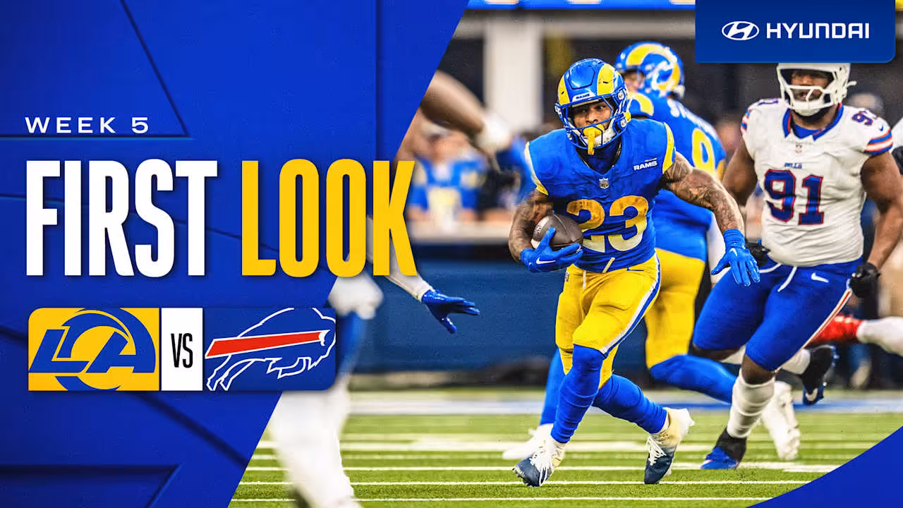 First Look: Rams host Bills on Monday Night Football in Week 5