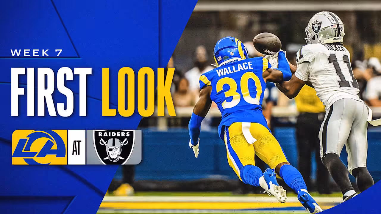 First Look: Rams travel to Las Vegas to take on Raiders in Week 7