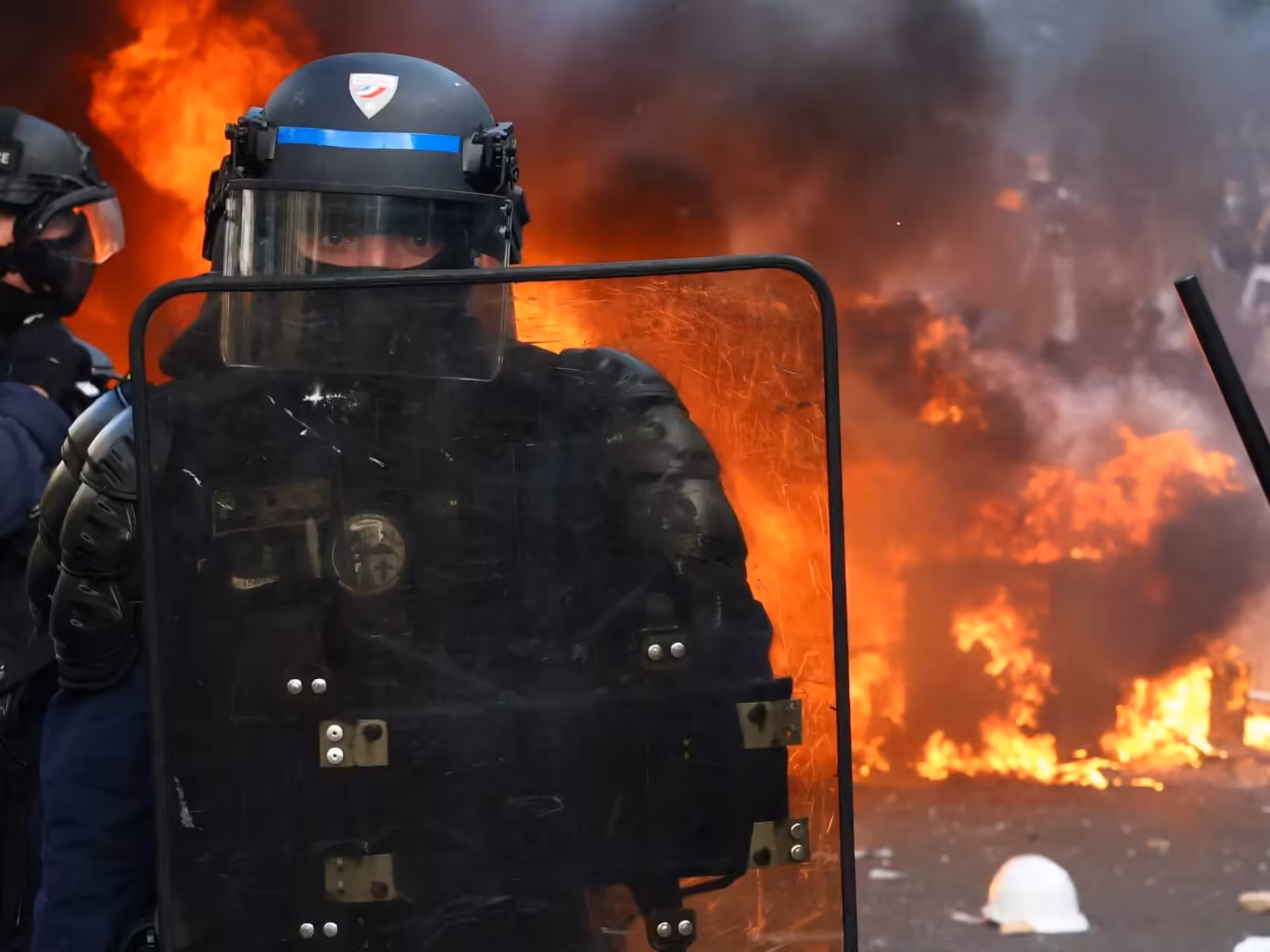 France suspends high school classes as protesters clash with police | Protests News
