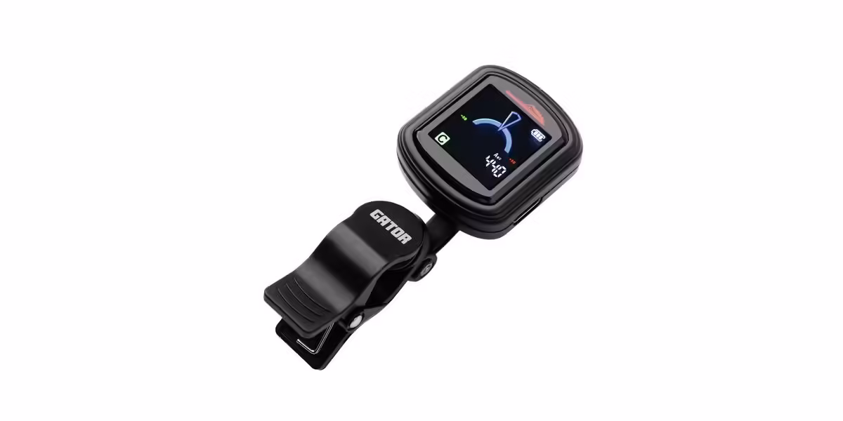 Gator Releases Foldable Travel Guitar Stands and a Rechargeable Clip-On Tuner