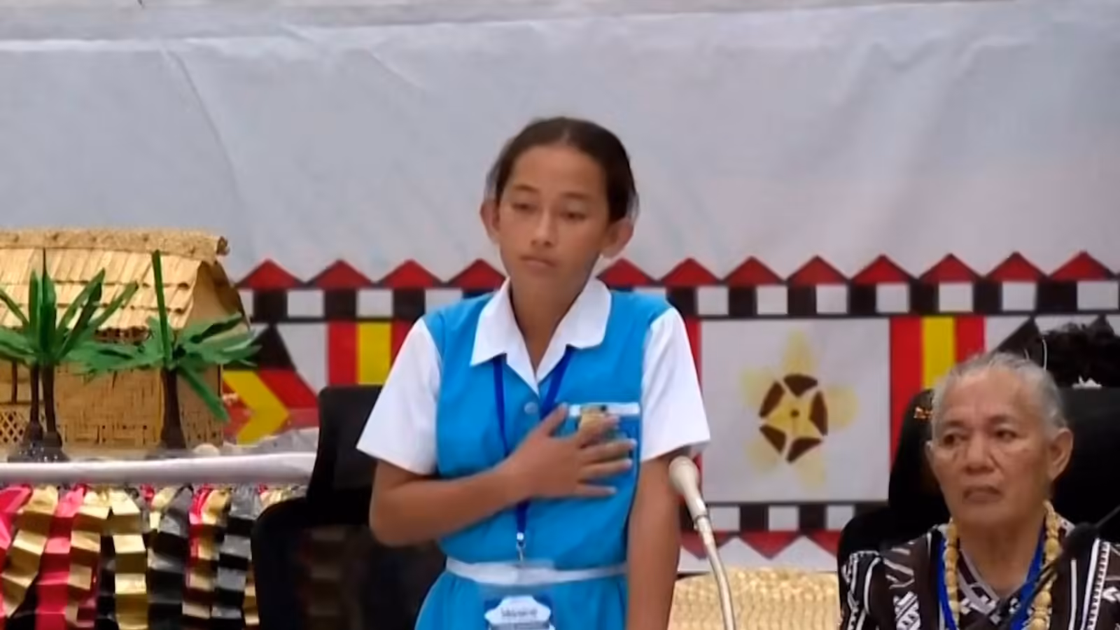Girl pleads for world leaders to save her country from climate change | Environment