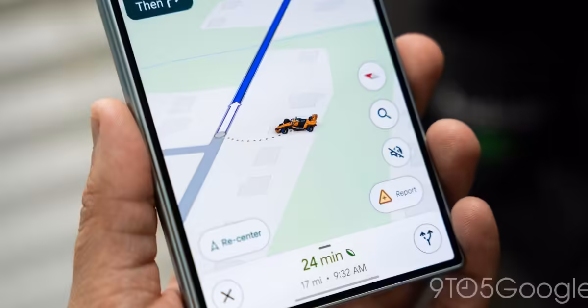 Google Maps now lets you turn your car into a McLaren F1
