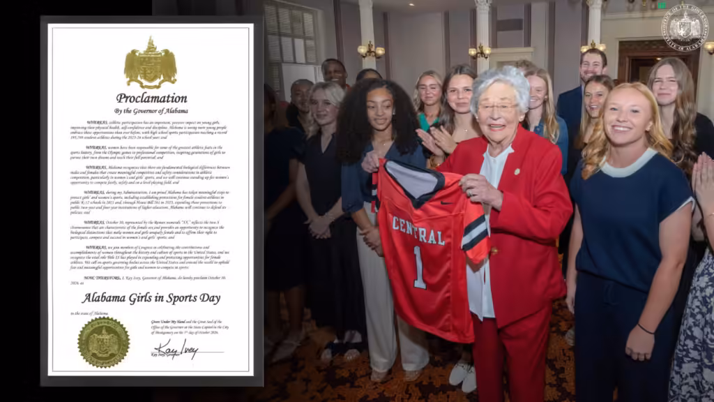 Governor Ivey Proclaims Alabama Girls in Sports Day -