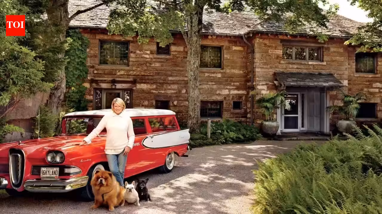In 1997, Martha Stewart bought Edsel Ford's 63-acre Maine estate for reportedly under $6 million; she restored its historic landscape while preserving the 12-bedroom stone house and Ford family china