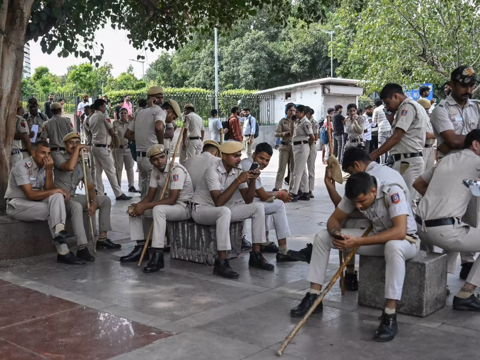 Indian police launch New Delhi clampdown for Cockroach Party rally | Protests News