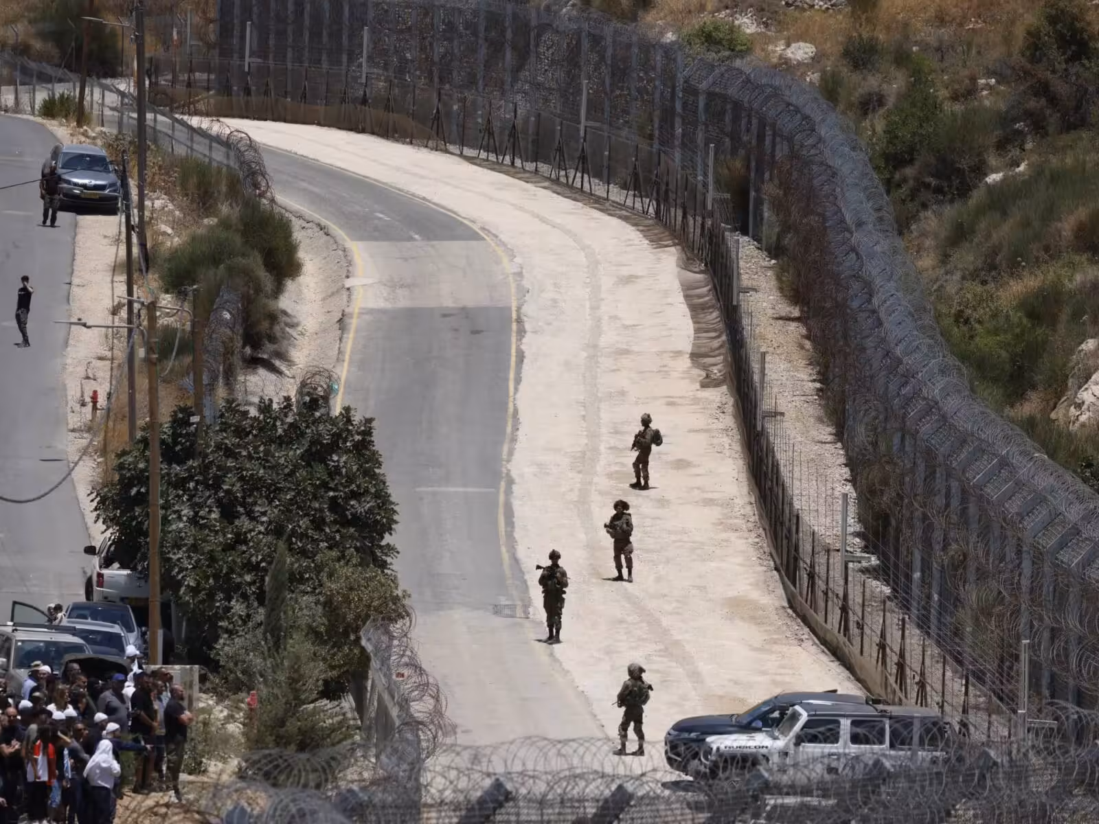 Israeli drone attack wounds six in Lebanon near Syria border | Israel attacks Lebanon News