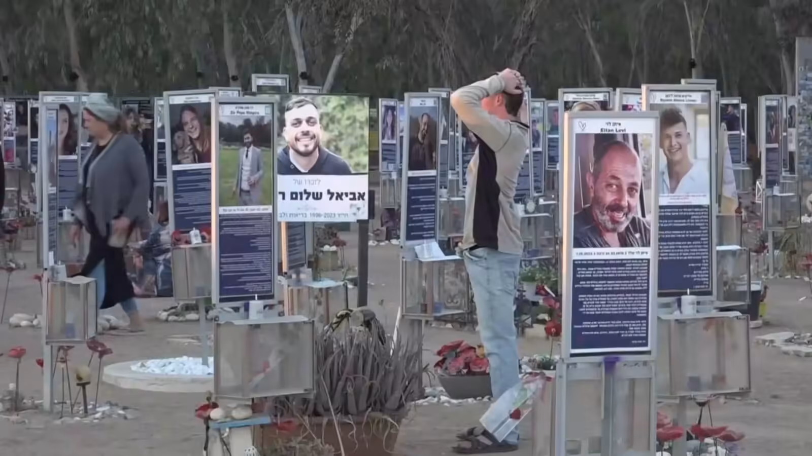 Israelis pause to mark October 7 Hamas-attack anniversary | Israel-Palestine conflict