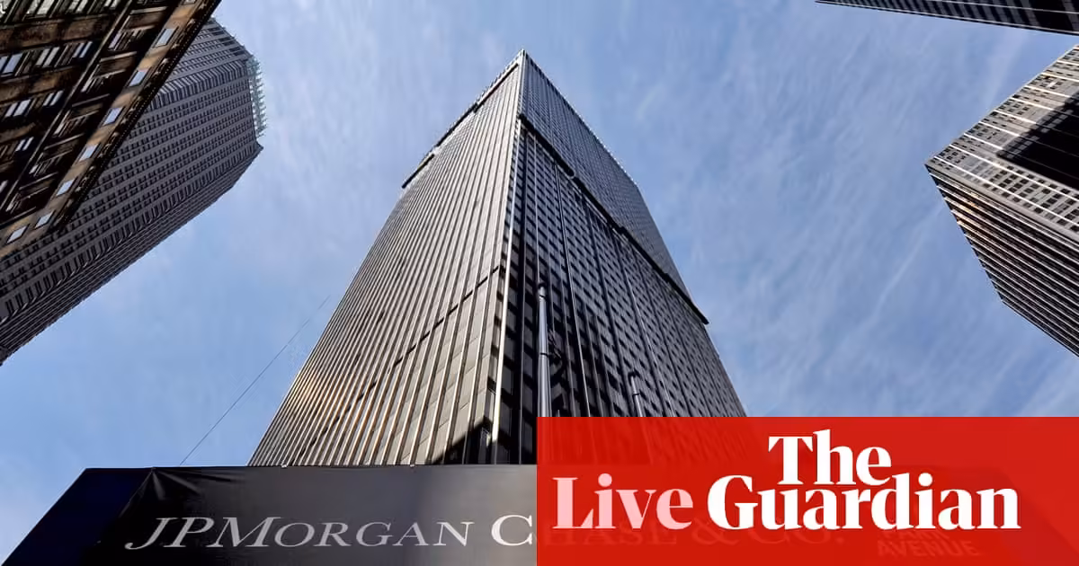 JPMorgan misses profit expectations as bank boss warns of ‘large fiscal deficits’ and ‘sticky inflation’ - as it happened | Business