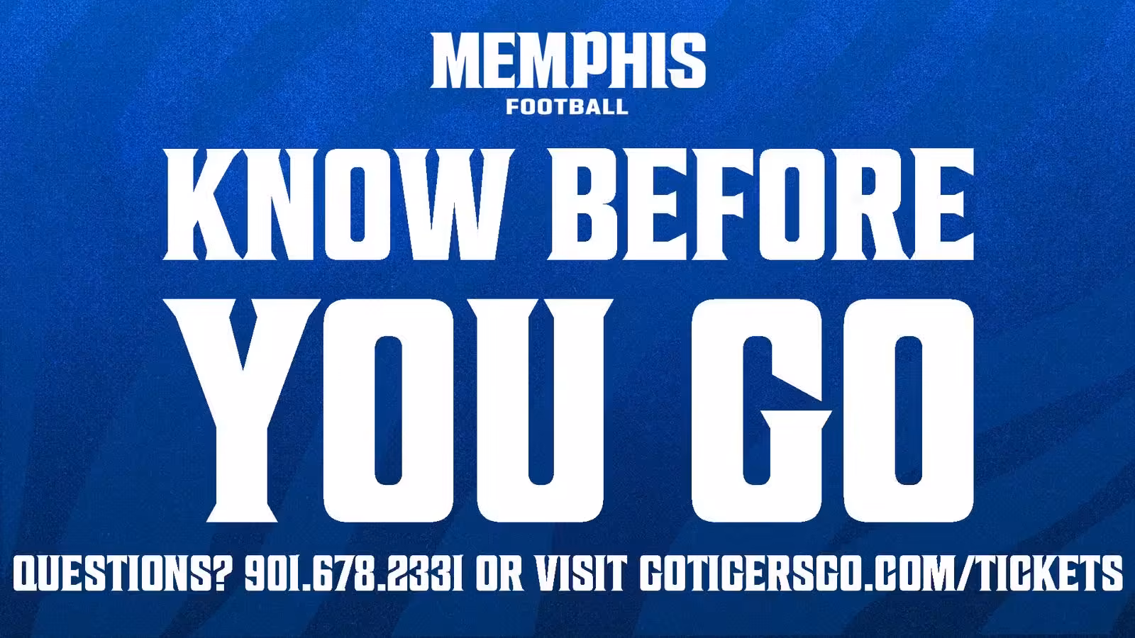 Memphis Football vs. UAB Know Before You Go: Game Day Updates