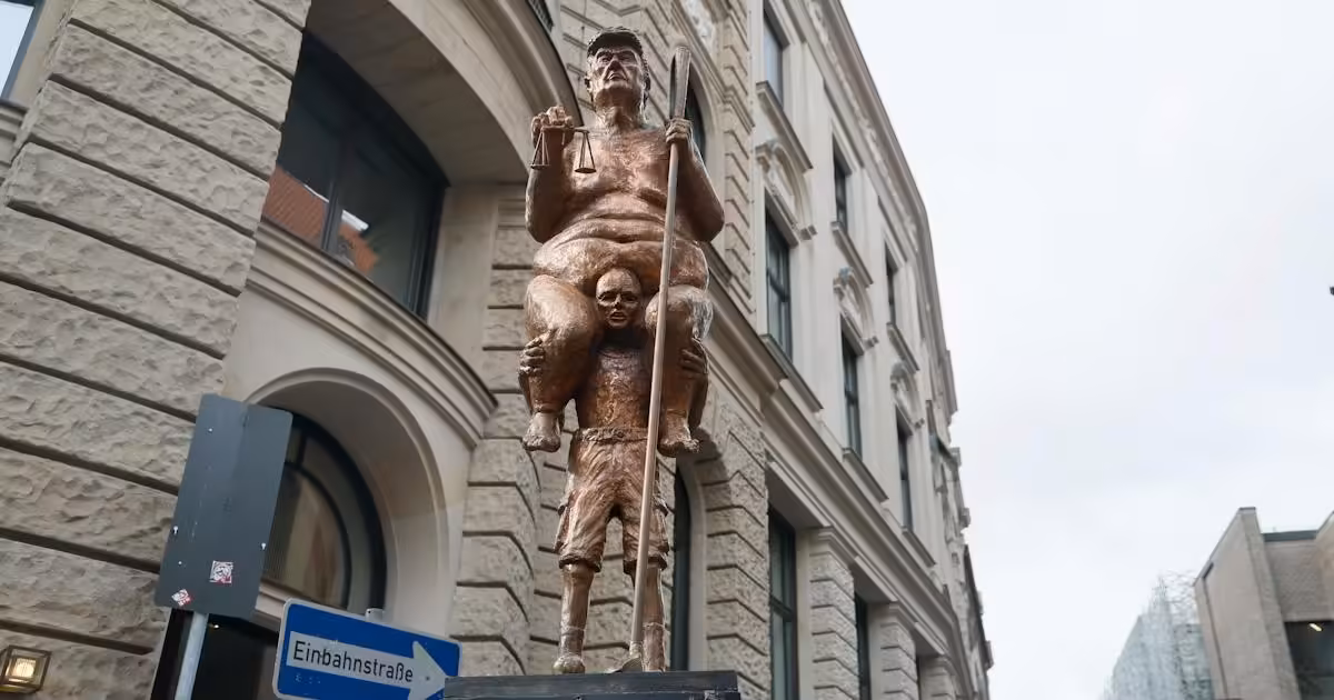 Naked Trump Statute Goes on Display in European Parliament