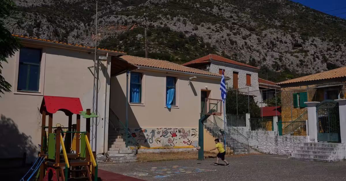 PHOTO ESSAY: Greek island kids have to catch a boat to school as Europe ages :: WRAL.com