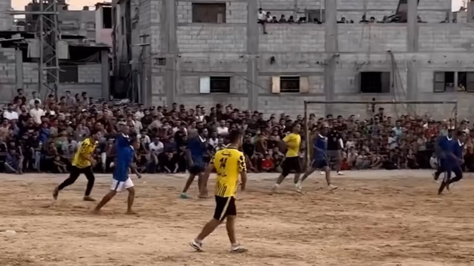 Palestinians gather for football amid Gaza’s ruins | Gaza News