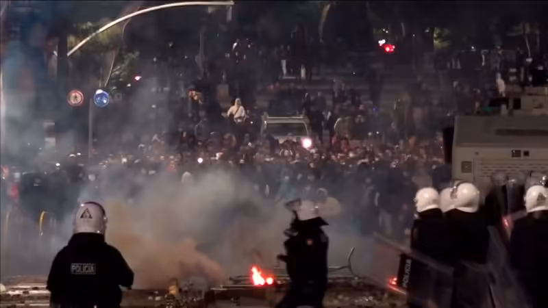 Protests erupt from Albania and France to India and Italy
