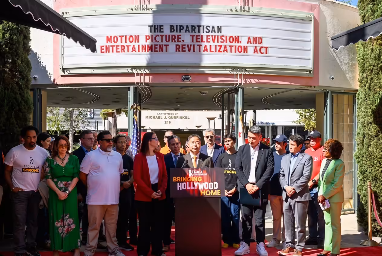 REP LIEU JOINS REP. FRIEDMAN, LOS ANGELES DELEGATION, AND ENTERTAINMENT UNIONS IN PUSH FOR NATIONAL FILM & TV TAX CREDIT