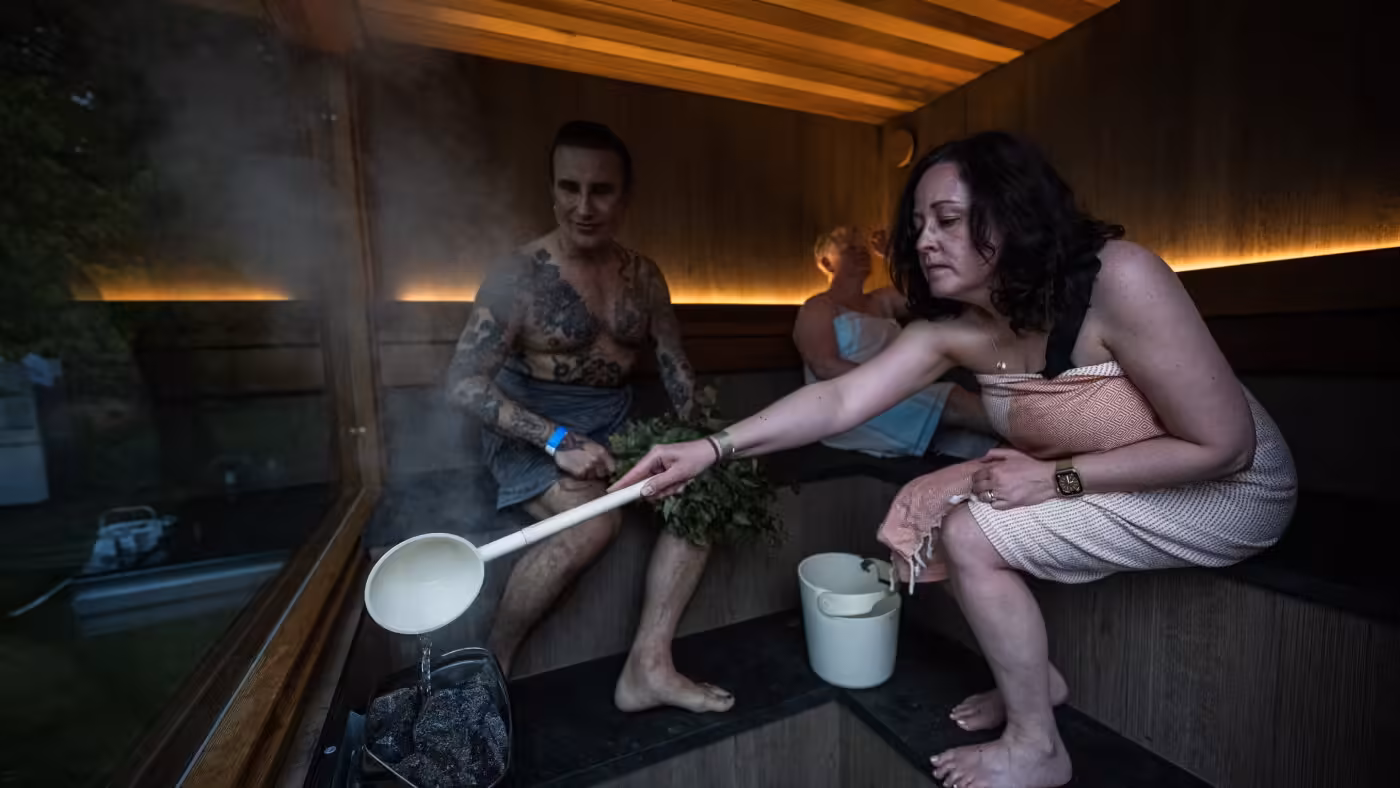 Reporting on the science of saunas : Consider This from NPR : NPR