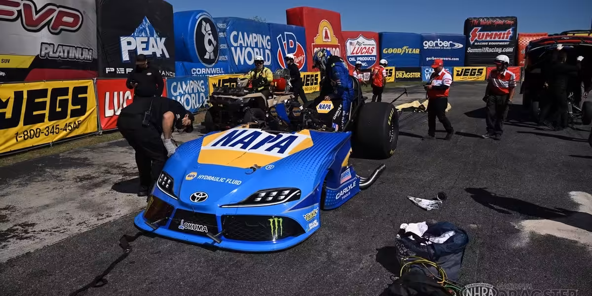Ron Capps Walks Away from Violent NHRA Funny Car Explosion
