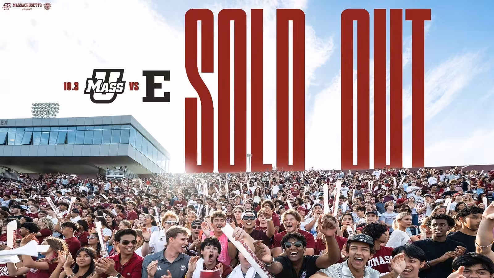 Saturday's Football Game vs. Eastern Michigan is Sold Out