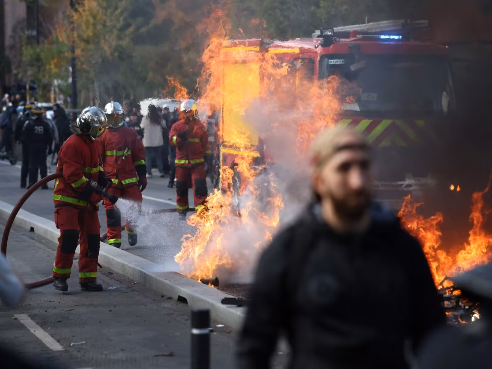 School protests spread as fires, blockades deepen unrest in France | Protests News