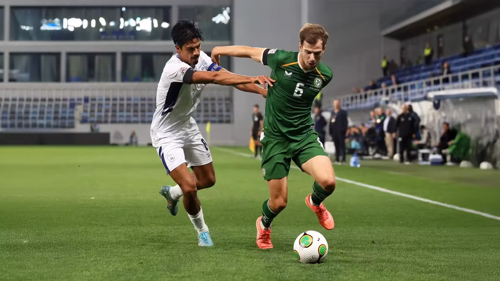 Spitting allegations as Ireland and Israel fight out ill-tempered draw | Israel-Palestine conflict