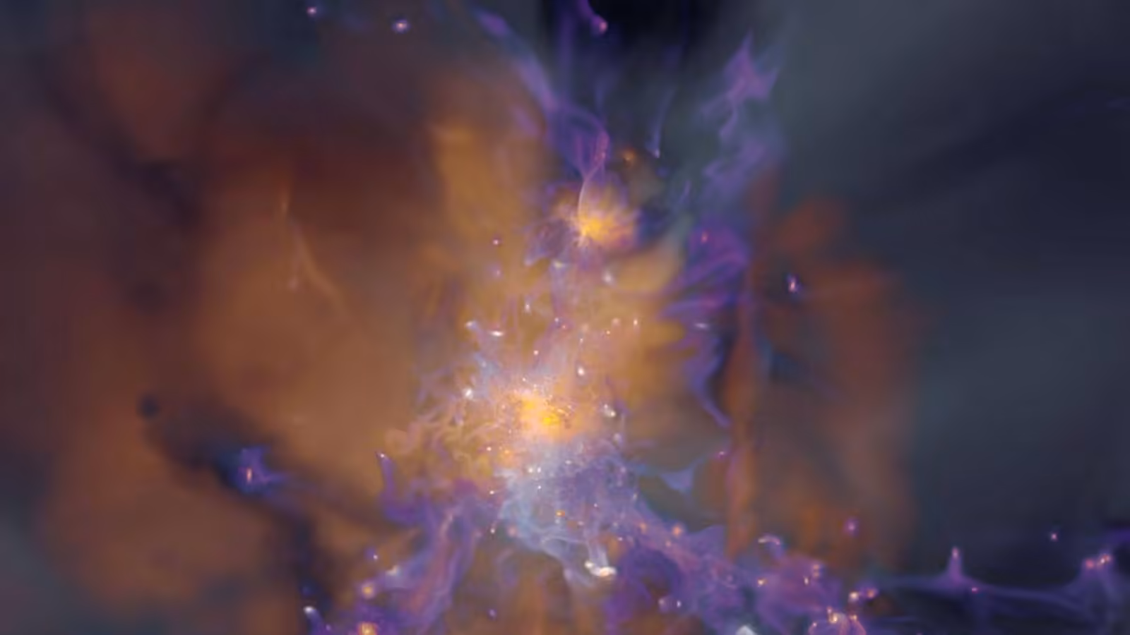The Milky Way grew from thousands of galaxies during 'Cosmic Dawn,' new simulations reveal