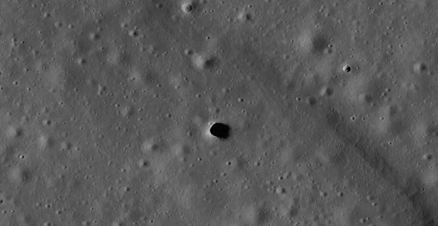 This mysterious hole on the Moon may open into a giant cave