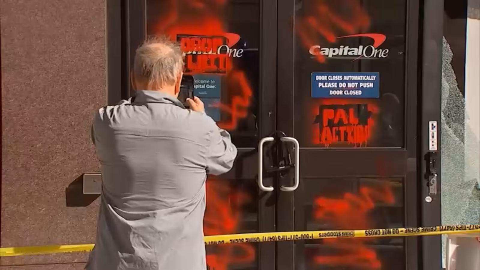 UES Capital One bank window smashed; hate crime investigation underway