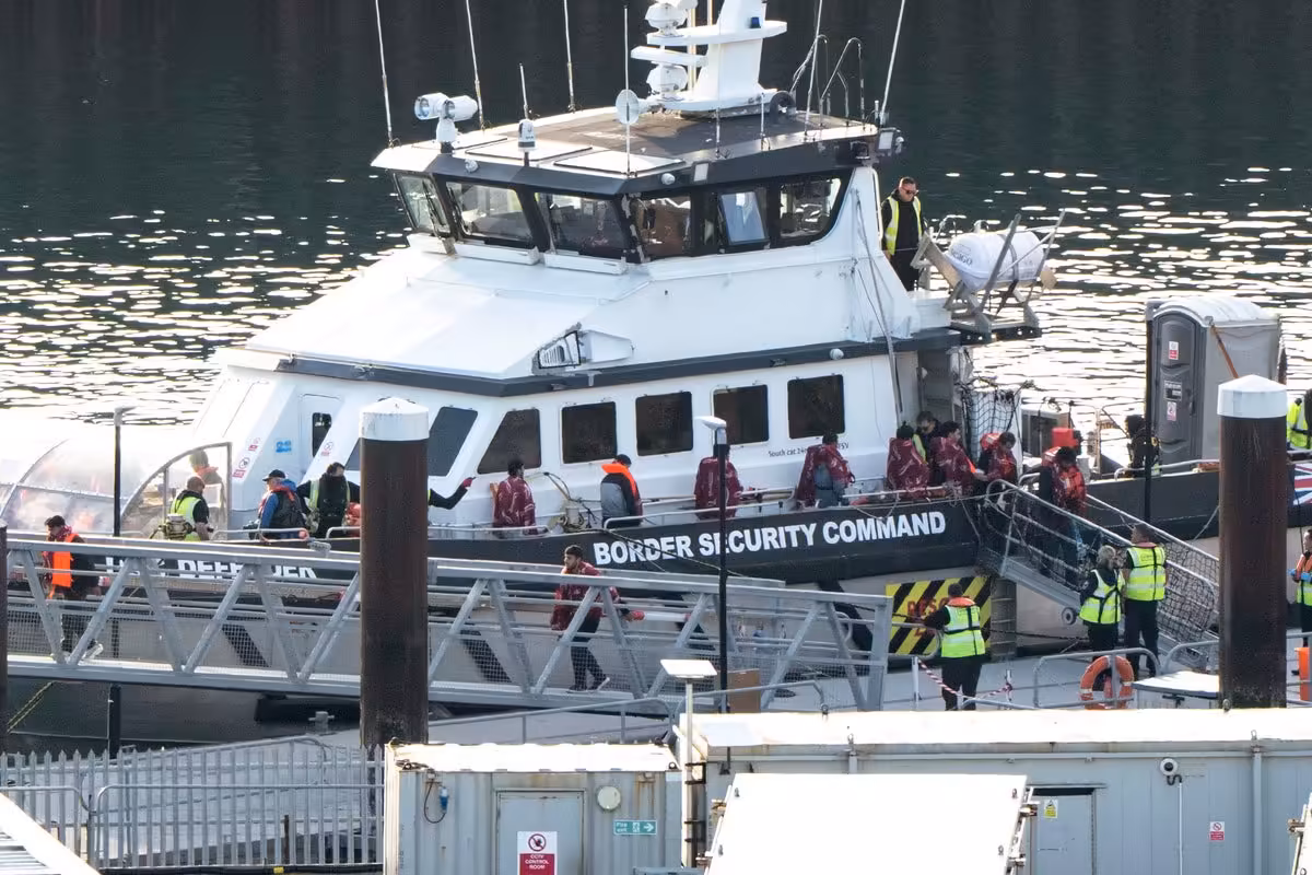 UK authorities prepare as migrant dinghy heads for south coast from Normandy