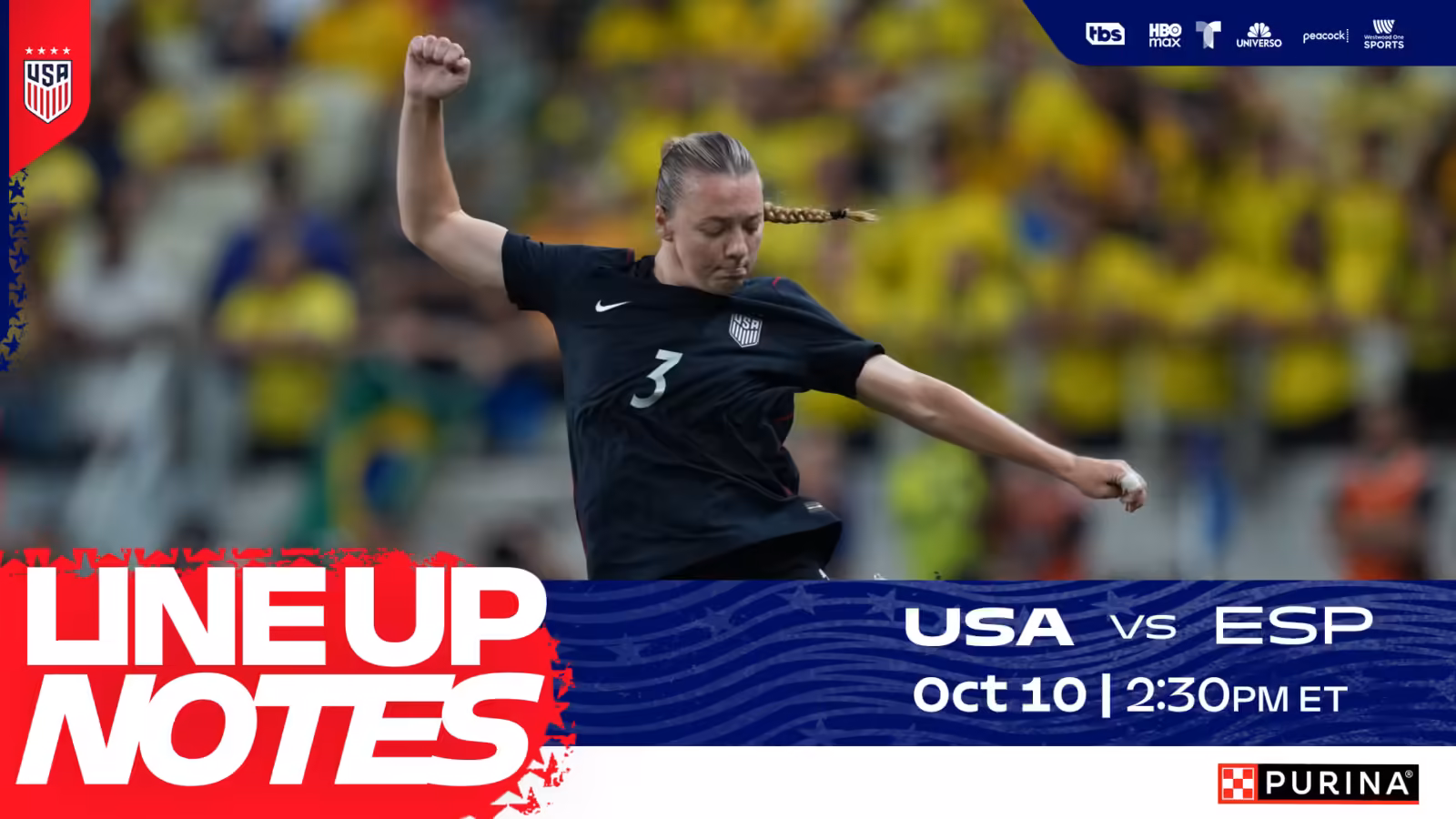 USWNT vs. Spain: Starting XI & Lineup Notes